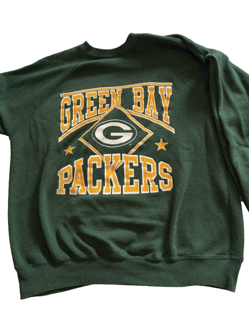 Vintage Green Bay Packers Sweatshirt Mens Size L